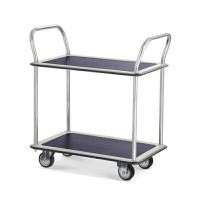 ราคา HL-120DN รถเข็นพื้นเหล็ก 2 ชั้น มือจับ 2 ข้าง 220 กก. ล (Y037851)