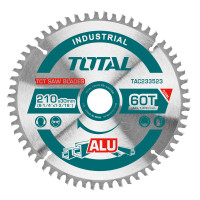 ราคา Total ใบเลื่อยวงเดือน 8.1/4 นิ้ว 60 ฟัน ตัดอลูมิเนียม รุ่น TAC233523 รุ่นงานหนัก ( TCT Saw Blade ) (YA25562)