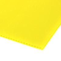 ราคา แผ่นฟิวเจอร์บอร์ด หนา 3 มม. PLANGO ขนาด 65 x 122 ซม. สีเหลือง (Y036731)