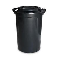 ราคา 999 สีดำ ถังน้ำพลาสติกรีไซเคิล พร้อมฝาหูล็อก 118 ลิตร (Y042784)