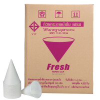 ราคา FRESH ถ้วยกรวยน้ำดื่มกระดาษ 4 oz. (4,500 ใบ) (YA06672)