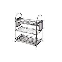 ราคา CASSA -C1L008-ที่คว่ำจานสแตนเลส 3 ชั้น พร้อมที่เก็บมีด (YA32043)