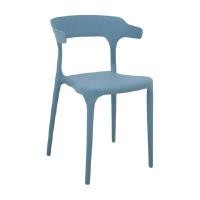 ราคา INDEX LIVING MALL เก้าอี้ทานอาหารพลาสติก Furinbox รุ่น TESSIE สีฟ้าเข้ม (YA37018)