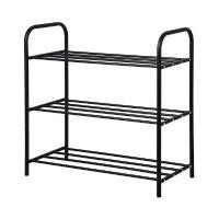 ราคา KASSA ชั้นวางรองเท้า 3 ชั้น รุ่น SR02 สีดำ ขนาด 63 x 28 x 60 ซม. (YB01231)