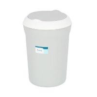 ราคา KASSA HOME ถังขยะกลมฝาสวิง รุ่น PN6023/2 ความจุ 11 ลิตร สีเทา (YB89044)