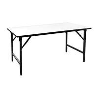 ราคา STG โต๊ะพับพ่นขาดำหน้าเมลามีน ขนาด 120x60 ซม. (YB02267)