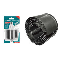 ราคา Total โฮลซอเจาะไม้ 7 ใบชุด ขนาด 26-63 mm. รุ่น TACSH3071 ( Hole Saw Kit ) (YA25799)