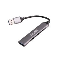ราคา GLINK อะแดปเตอร์ 4in1 USB HUB 3.0 รุ่น GL-029A (YC03027)
