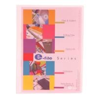 ราคา แฟ้มเจาะพลาสติก A4 ชมพู อี-ไฟล์ 35A (6111015)