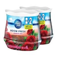 ราคา AMBIPUR เจลปรับอากาศ กลิ่นโรแมนติกโรส ขนาด 180 กรัม (แพ็ค 2 กระปุก) (0008297)