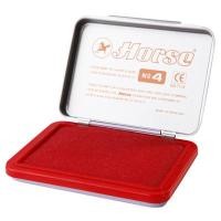 ราคา Horse แท่นประทับ ตราหมึก รุ่นที่ 4 สีแดง ขนาด 4.8x7 ซม. (2420082)
