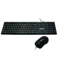 ราคา OKER ชุดคอมโบเมาส์และคีย์บอร์ด รุ่น KM378 สีดำ (4096484)