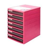 ราคา ตู้เอกสาร 7 ชั้น โครงชมพูลิ้นชักเทา ONE (6003959)