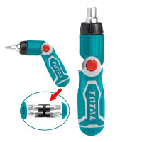 ราคา Total ไขควงด้ามฟรี พร้อมดอกไขคว 13 ตัวชุด รุ่น TACSD30136 (13 in 1 Ratchet Screwdriver Set ) (YA25720)