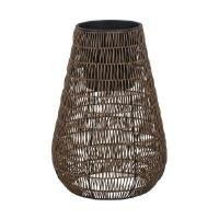 ราคา INDEX LIVING MALL กระถางพลาสติกสาน รุ่นโคดะ สีน้ำตาลเข้ม ขนาด 65 ซม. (YA36827)