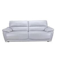 ราคา INDEX LIVING MALL โซฟาหนังแท้ผิวสัมผัส 3 ที่นั่ง รุ่นโซปราโน่ - สีเทา (YA25042)