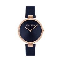 ราคา CALVIN KLEIN นาฬิกาข้อมือ รุ่น CK25100041 สีน้ำเงิน ขนาด 35 มม. ระบบ QUARTZ สายหนัง (YC27646)