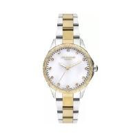 ราคา LEE COOPER นาฬิกาข้อมือ รุ่น LC07840-220 ขนาด 35 มม. สแตนเลส สีทูโทน เงิน / ทอง (YC28913)