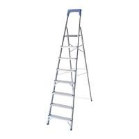 ราคา บันไดอะลูมิเนียมพร้อมถาดแบบมีด้ามจับ GIANT KINGKONG PRO รุ่น LJG308DT2 ขนาด 8 ขั้น สีเงิน (Y084752)