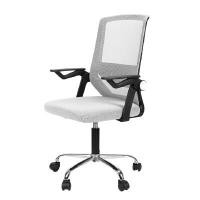 ราคา DELI เก้าอี้สำนักงาน ปรับสูงต่ำได้ รุ่น E4931 สีเทา-ดำ (YA67481)