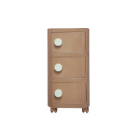 ราคา DKW ตู้ลิ้นชักพลาสติก 3 ชั้น มีล้อ รุ่น FA1042/3W สีไมโล (YC46976)