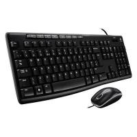 ราคา LOGITECH ชุดคีย์บอร์ดและเมาส์ รุ่น MK200 สีดำ (4000600)