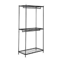 ราคา INDEX LIVING MALL โครงตู้เสื้อผ้า รุ่นไวร์เน็ท สีดำ ขนาด 45x90x180 ซม. (YA36804)