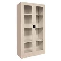 ราคา MEDILA ตู้เอกสารบานเปิด พร้อมบานกระจก รุ่น SH0032BE สีครีม ขนาด 85x40x180 ซม (YB51156)