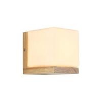 ราคา LUZINO โคมไฟผนังไม้ สำหรับหลอด E27 รุ่น 2022388 สีไม้ (YC05905)