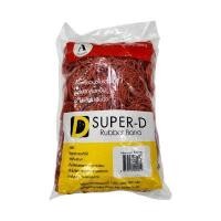 ราคา ยางรัดของวงเล็ก สีแดง ตราซุปเปอร์-ดร ขนาด 500 กรัม (YD05183)