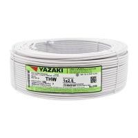 ราคา สายไฟ ยาว 100 เมตร สีขาว yazaki 60227 IEC01THW1x2.5W ชิ้น (YD05207)