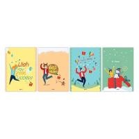 ราคา QUALITY สมุดรายงาน สันกาว คละลาย 4 สี มีเส้นบรรทัด A4 60 แกรม 40 แผ่น (5098018)