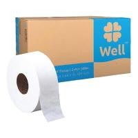 ราคา WELL กระดาษชำระม้วนใหญ่ JRT 2 ชั้น 300 เมตร (12ม้วน) (Y005244)