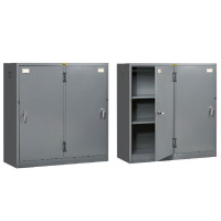 ราคา PRESIDENT ตู้เสื้อผ้า 2 บานเปิด รุ่น WDA123B สีเทา ขนาด 120x50x122 ซม. (YA19936)