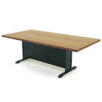 ราคา CENTURY โต๊ะประชุมไม้ขาเหล็ก รุ่น LS1C-188S สีเชอร์รี่-ดำ ขนาด 180×80×75 ซม. (YA22819)