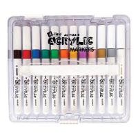ราคา A-LINE ปากกาอะคริลิค รุ่น AL-T122/S ชุด 12 ด้าม คละสี (YC45867)