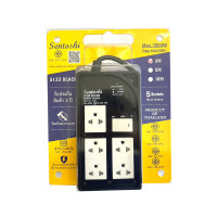 ราคา ปลั๊กพ่วงสนาม 4 ช่อง 1 สวิทช์ สายยาว 10 เมตร (แพ็ค 6 ตัว) (YC52587)