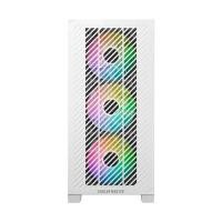 ราคา COOLER MASTER เคสคอมพิวเตอร์ MATX รุ่น E301-WGNN-S00 กระจกข้าง TG พร้อมพัดลม ARGB 120MM X3 (YC60994)