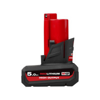 ราคา MILWAUKEE แบตเตอรี่ M12 HIGH OUTPUT ความจุ 5.0Ah รุ่น M12 HB5 (YC72676)