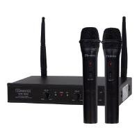 ราคา MC ROCK ไมโครโฟนไร้สายคู่ รุ่น WM400 รับสัญญาณไกล 30 เมตร (YC77687)