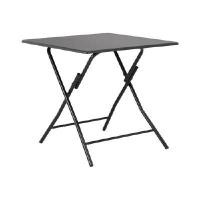 ราคา INDEX LIVING MALL โต๊ะพับ รุ่นแฟรงค์ ขนาด 80 ซม สีดำ (YC84476)