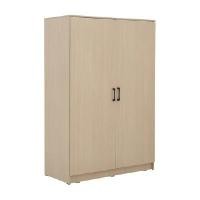 ราคา INDEX LIVING MALL ตู้เสื้อผ้า 2 บาน รุ่นเฟส ขนาด 120 ซม สีไม้โอ๊ค (YC87303)