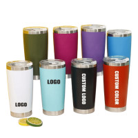 ราคา BEGROOVE แก้วสแตนเลสเก็บความเย็น ขนาด 20oz พร้อมโลโก้ (YC89857)