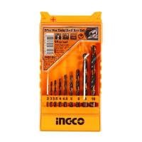 ราคา INGCO ชุดดอกสว่าน เจาะเหล็ก HSS 9 ชิ้น รุ่น AKD1095 ขนาด 2-10 มม. (YC94290)