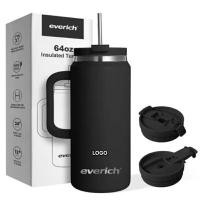 ราคา [PRE-ORDER] BEGROOVE แก้วสแตนเลสเก็บความเย็น 64OZ พร้อมสกรีนโลโก้ สีดำ (YC97400)