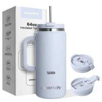 ราคา [PRE-ORDER] BEGROOVE แก้วสแตนเลสเก็บความเย็น 64OZ พร้อมสกรีนโลโก้ สีฟ้า (YC97401)