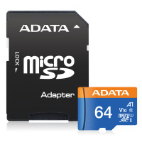 ราคา ADATA ไมโครเอสดีการ์ด รุ่น SDHC UHS-I Class10 ความจุ 64GB สีดำ (4096770)