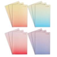 ราคา ME.STYLE สมุดปกอ่อนตัดเก้า 55 แกรม 20 แผ่น คละสี แพ็ค 10 ฟรี 2 (5097664)