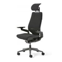 ราคา เก้าอี้ Steelcase ergonomic Modernform รุ่น Gesture HIGH BACK พนัก/โครงเทา มีอุปกรณ์รองรับเอว หุ้มผ้าสีดำ (Y009685)