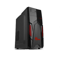 ราคา ATX Case (NP) Rhino สีดำ/แดง CUBIC GEMS A0108341 (Y056312)